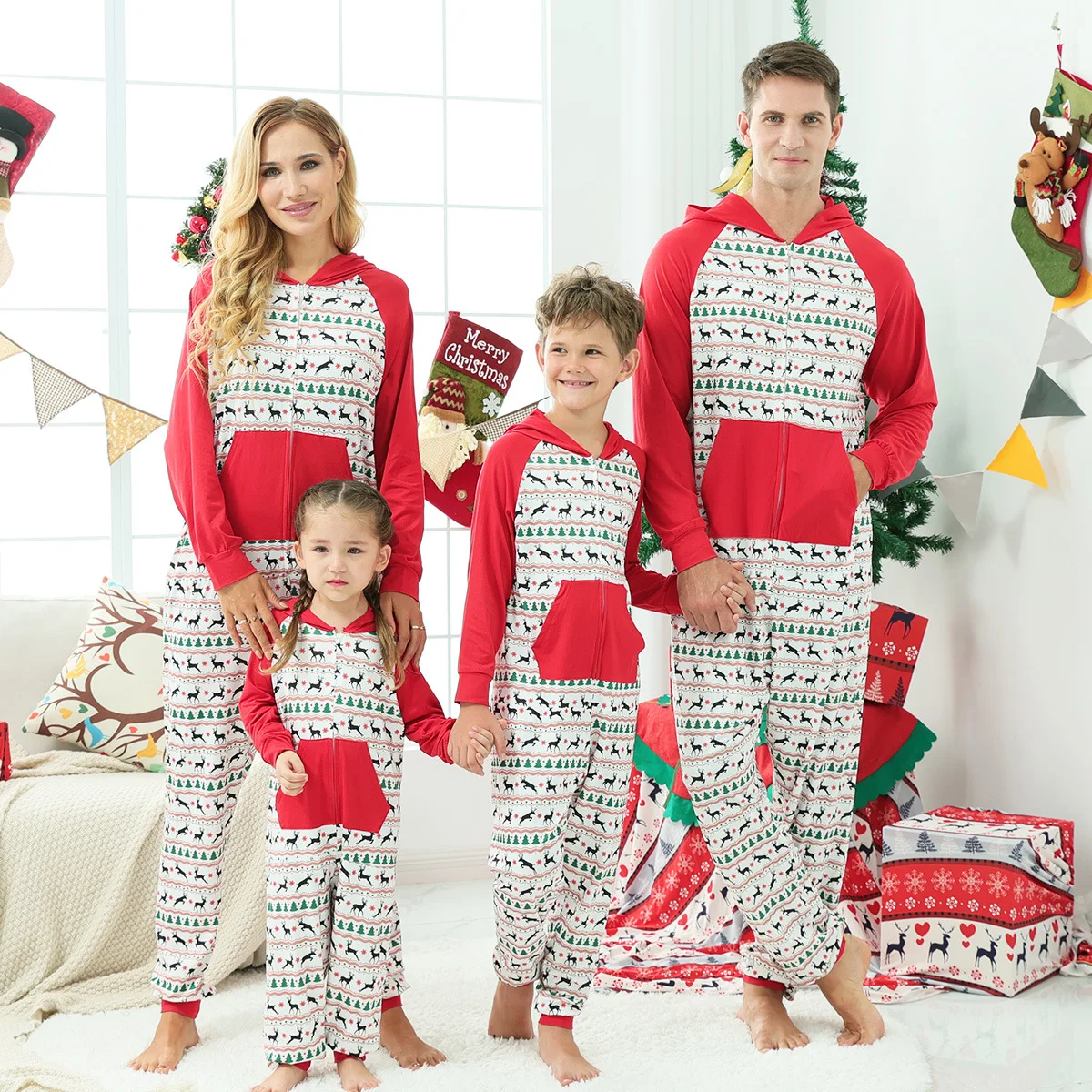 Best Selling Cartoon Animal Onesies Pajamas Silky Baby Matching Family  Christmas Home Wear For Women - Buy Parent-child Suit Animal Printing  Loungewear,Red Conjoined Pajamas,Christmas Pajama Pants Set For Family  Product on 