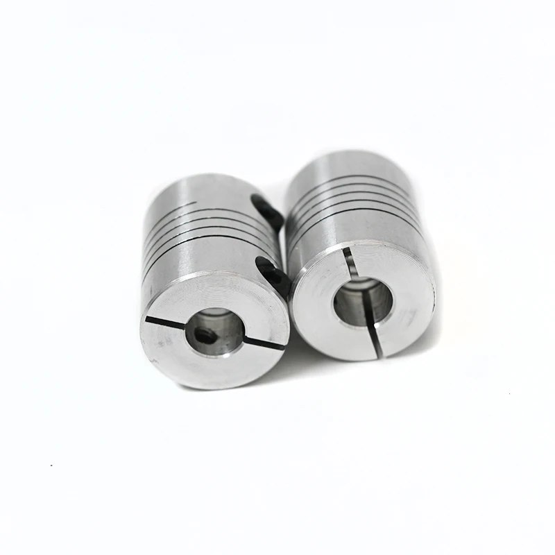 Rigid Clamp Coupling 12mm To 14mm Aluminum Shaft Coupling - 32mm Diameter Rigid Clamp Connector For CNC & 3D Printers 3D Printer Shaft Connector