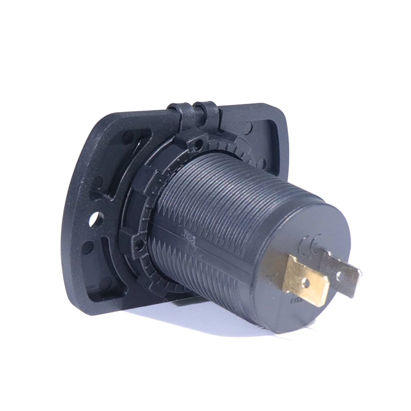 USB 3.0 in-car Chargers Car Socket Dc12v USB Charging Port Panel Mount 5v3.1a Dual USB Socket