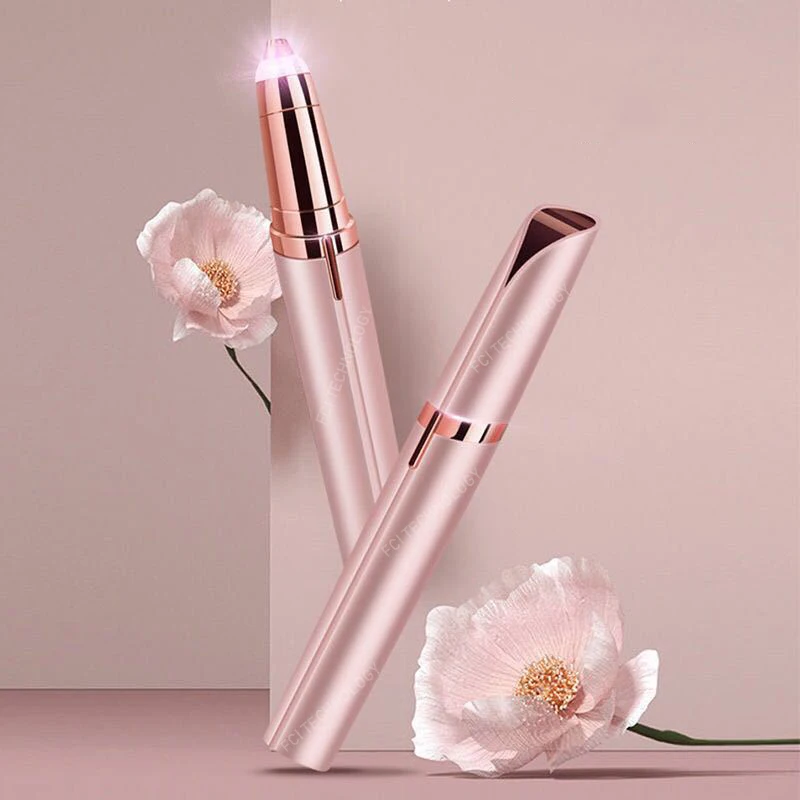 Частный бренд Портативный Женский бритвенный станок для бровей и носа с зарядкой от USB электрический триммер женщин удаление волос на