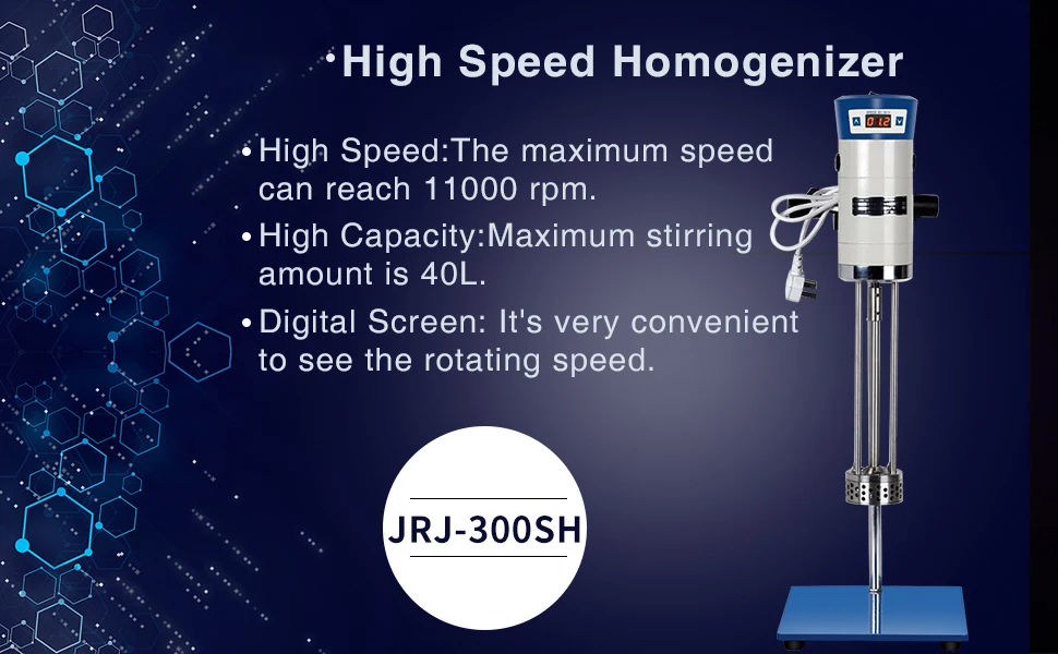 Ikeme Laboratory High Speed Dispersing Emulsifier Homogenizers Mixing