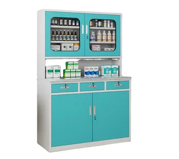 Medical steel western medicine cabinet and dental clinic treatment room disposal table