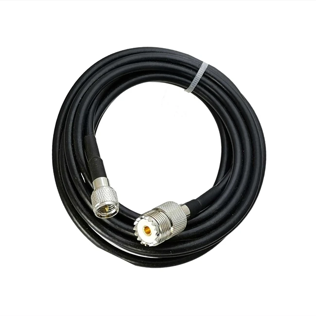 Hot Selling mini UHF Male Crimp Connector for RG58 LMR195 LMR200 Coaxial Radio Antenna Cable