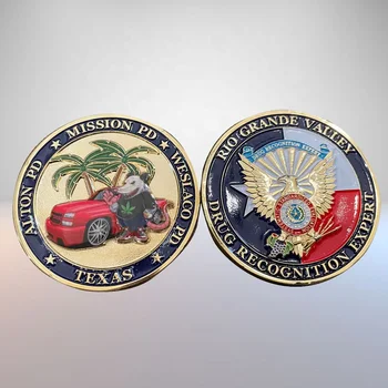 Free Sample Customized Challenge Coin Manufacturer Soft Enamel Coin with Offset Details Fire logo Coins