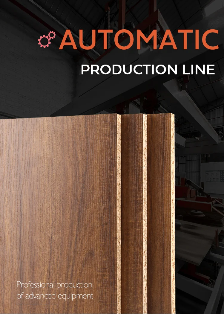 CARB High Quality 18mm Melamine White Particle Board Flakeboards