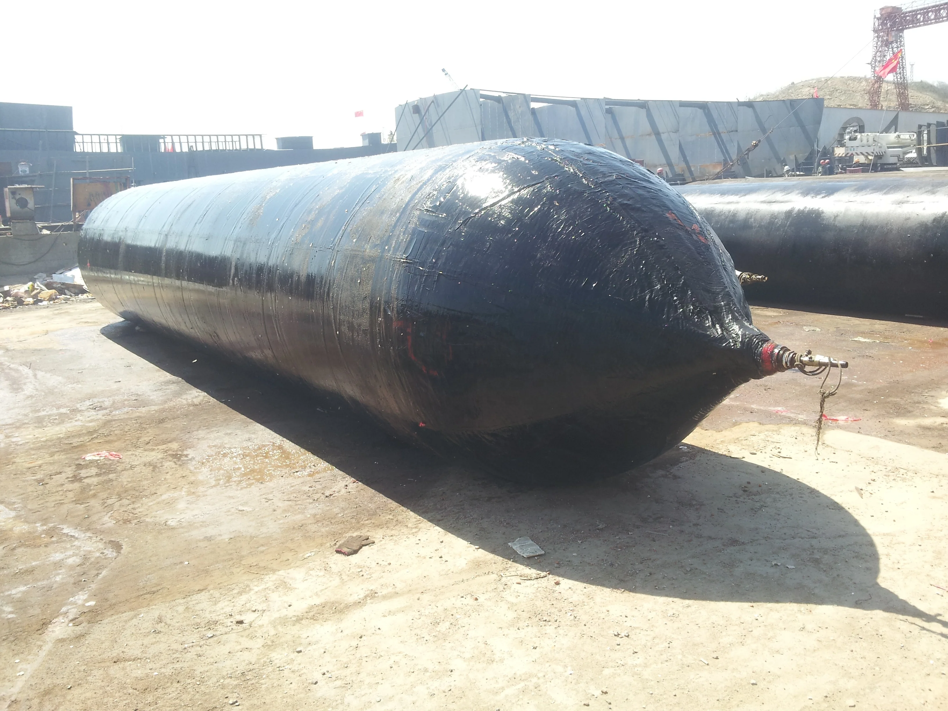 Floating Inflatable Rubber Balloon Dock Vessel Launching Marine Airbags