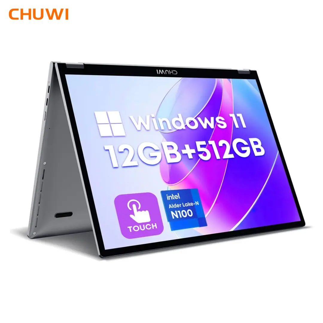 CHUWI Minibook X N100 - Versatile 10.51 Inch Laptop Tablet