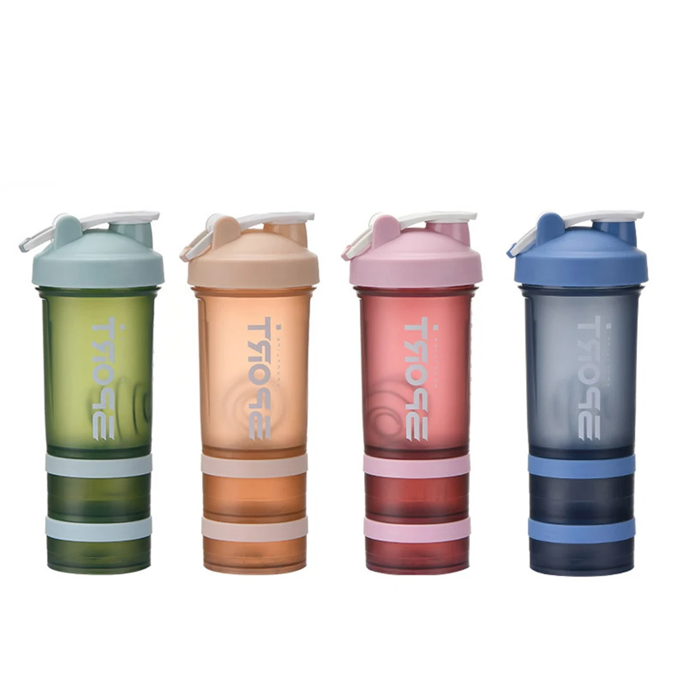 Shaker Bottle Whey Protein Powder Mixing Bottle Sports Nutrition Fitness  Water