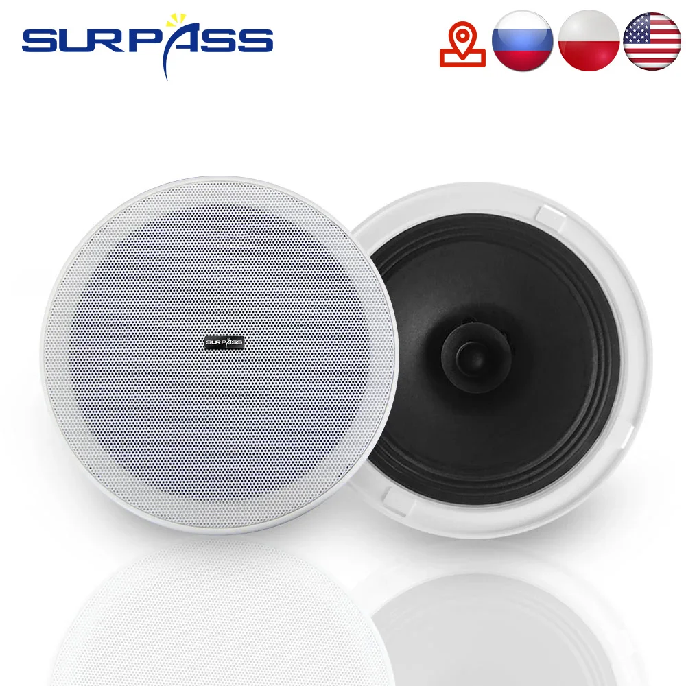 CR615 SURPASS  Surround Sound Speakers System 6inch Ceiling Loudspeakers 8Ohm Roof Speakers