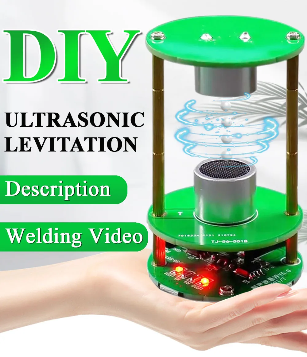 On Demand Unassemboled DIY Ultrasonic Levitation Kit Floating Standing Wave Control DIY Soldering Project Electronic