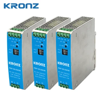 KRONZ PRF120-xxA30 Serial Metal Output Power 120W Industrial DIN Rail Power Supply Switching Adjustable AC/DC Input Power Supply