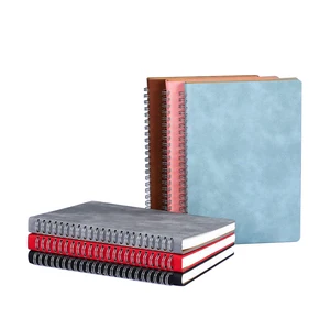 Customizable A5 Spiral Bound Traveler's Journal Cheap Fabric Leather Wholesale Planner Supplies Sublimation Hardcover Notebook