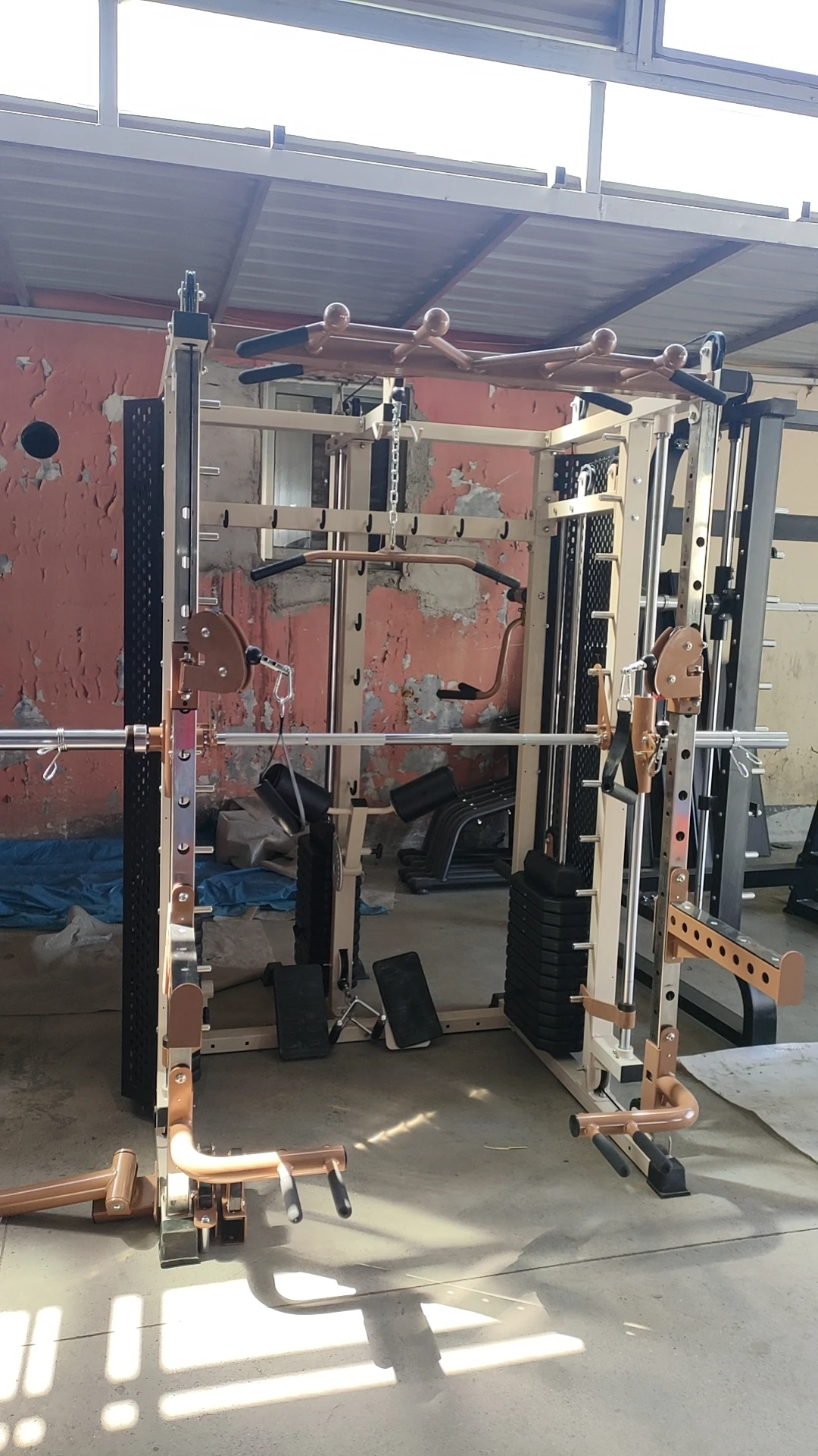 XinRui Multifunction Home Gym Multi Function Station Equipment Smith ...