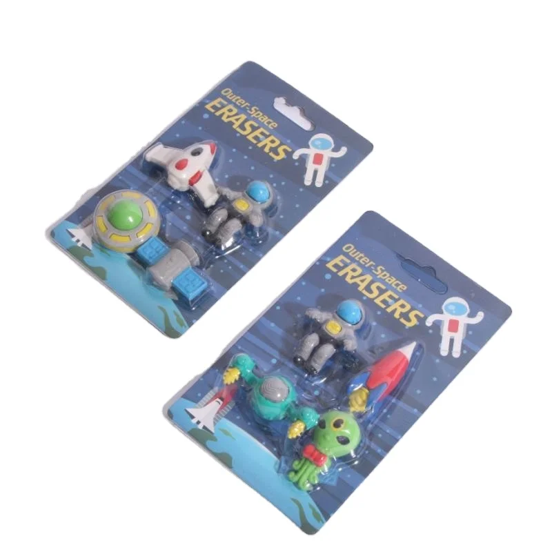 Оптовая продажа набор ластиков с изображением астронавта креативный подарок канцелярские