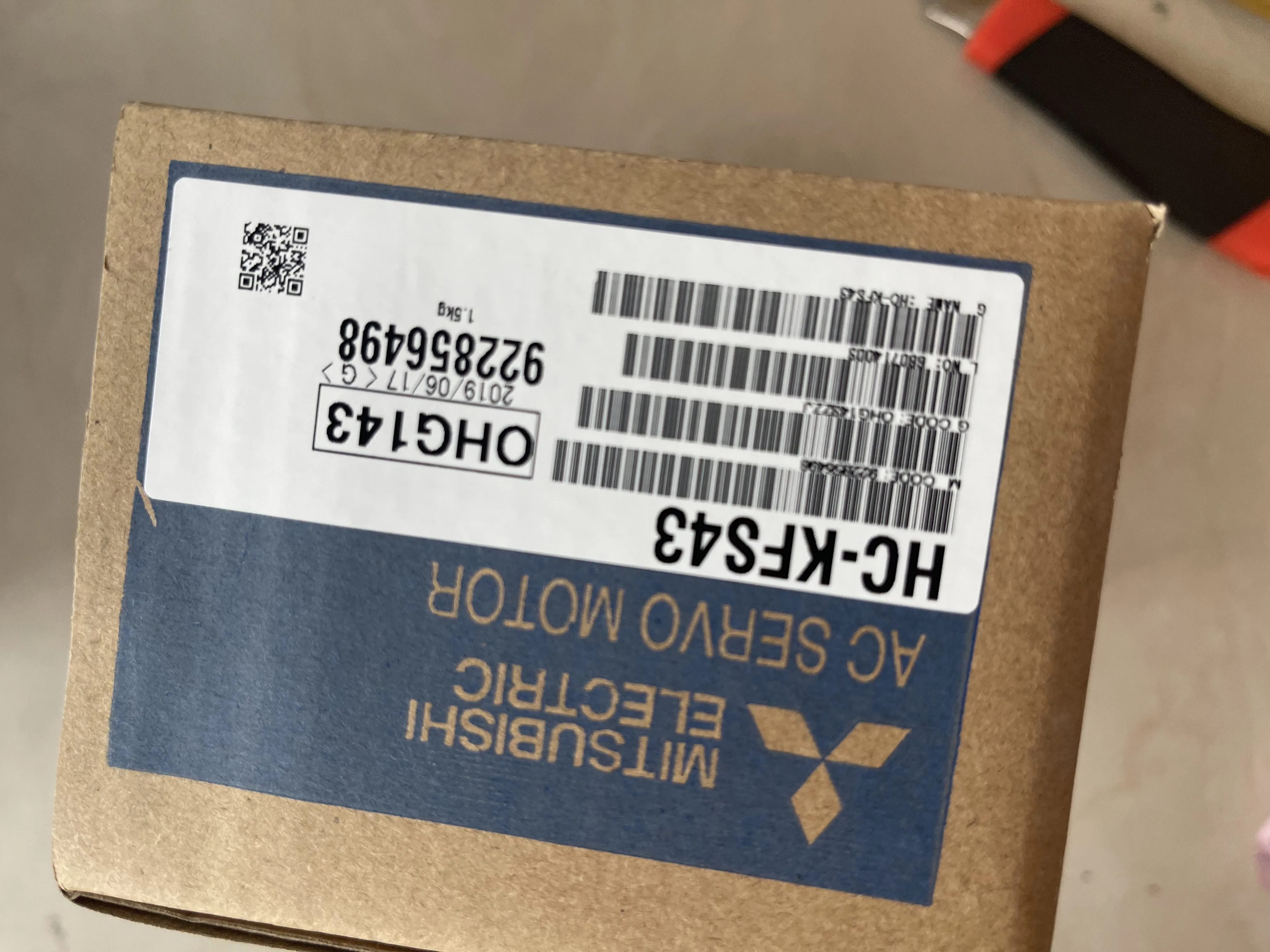 Mitsubishi AC Servo Motor HC-KFS43