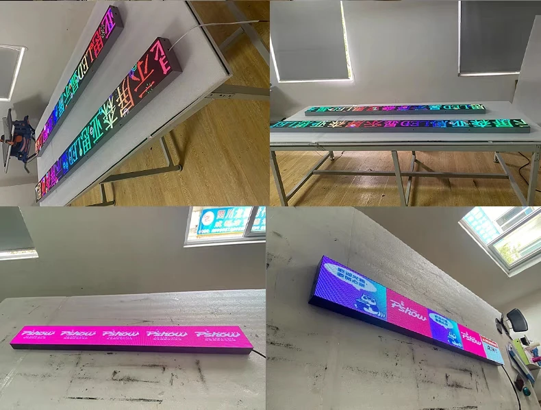 Programmable Scrolling LED Display Sign with RS232 RS485 WIFI TCP/IP  port you can develop your own counting software