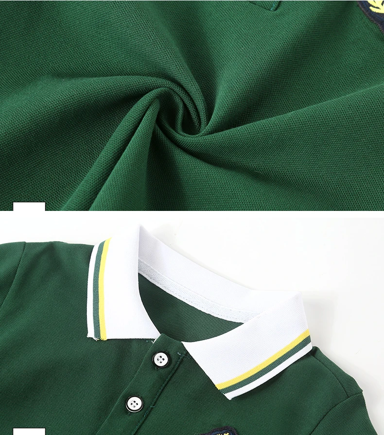 OEM ODM Custom Design Fabric Colour Kindergarten Primary Children Polo Shirt Skirt Boys and Girls Summer School Uniform Dress