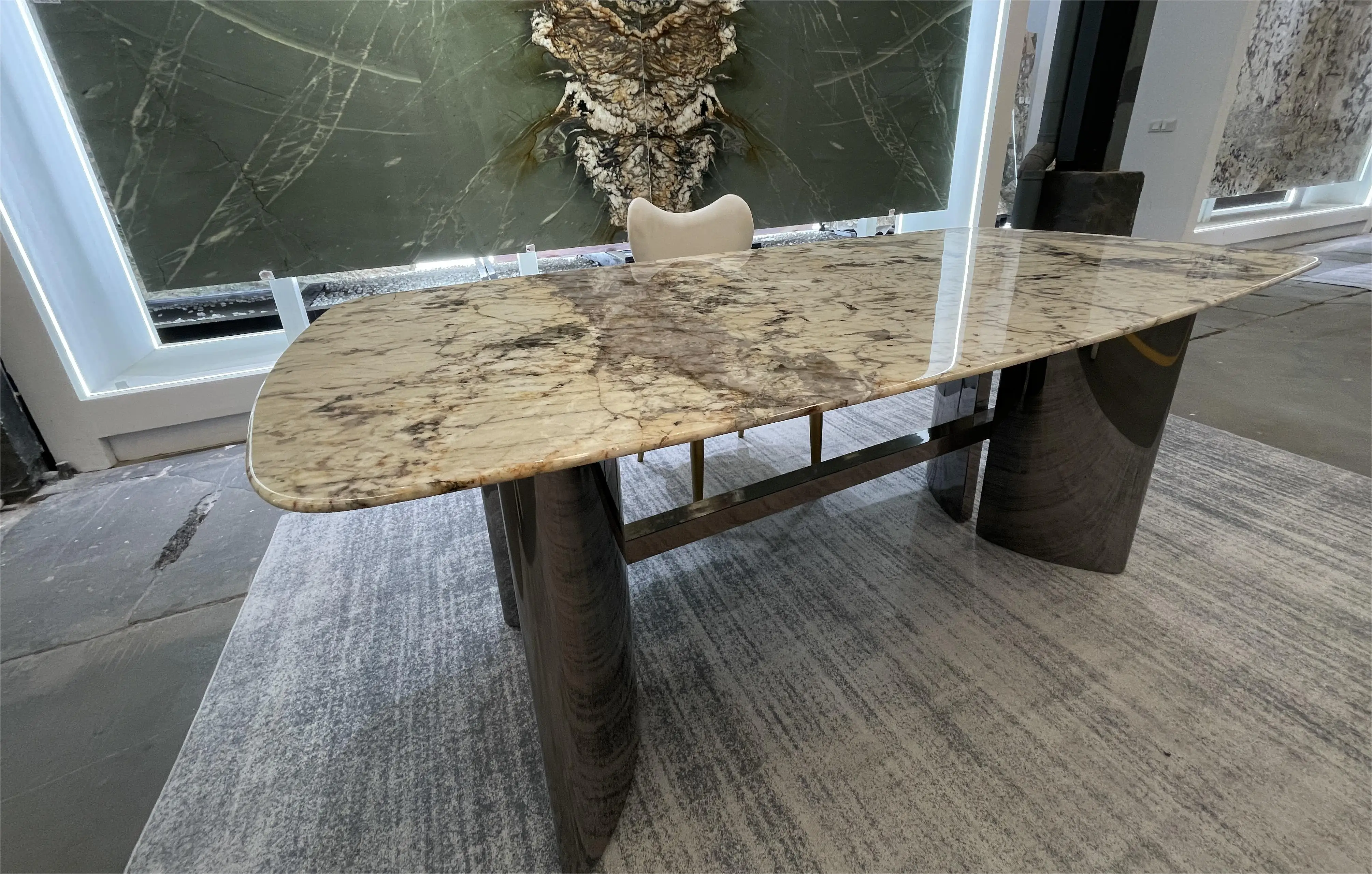 Natural Stone Patagonia Quartzite Dining Table Top Pandora Luxury