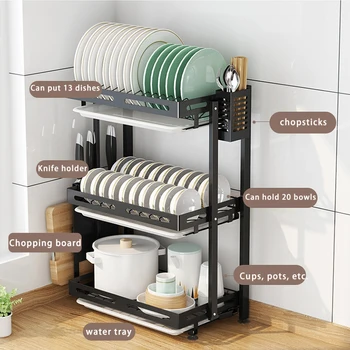 Pusdon Handing wall mounted dish drying Rack