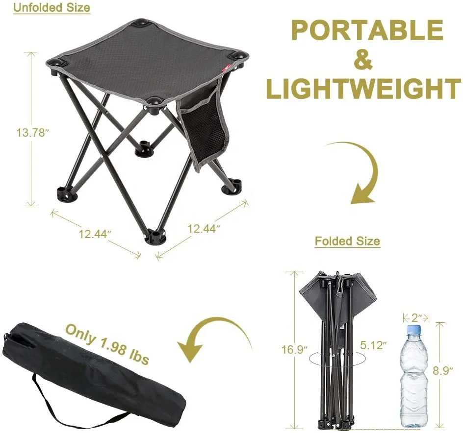 Стул для кемпинга Прочный переносной стул активного отдыха походов охоты пешего туризма пикника рыбалки и