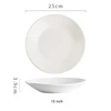 Plaque de 10 pouces (blanc)