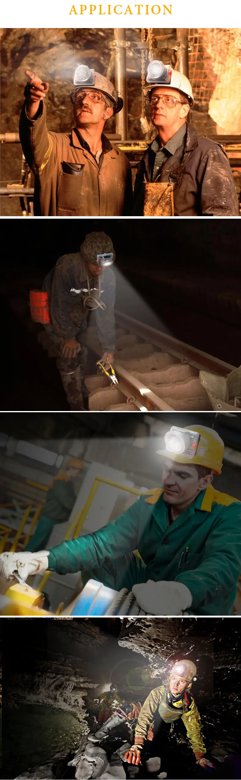 Caricatori leggeri di Cap Lamp With del minatore di cantiere in sotterraneo ricaricabile del carbone LED 10