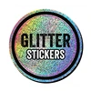 Autocollant à paillettes