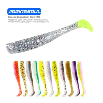 70mm 2.3g Soft Fishing Lure Slim Swim Bait Ttail Paddle Tail Lure Tpr Soft Bait Trout Lure – Soft Lure – view 3