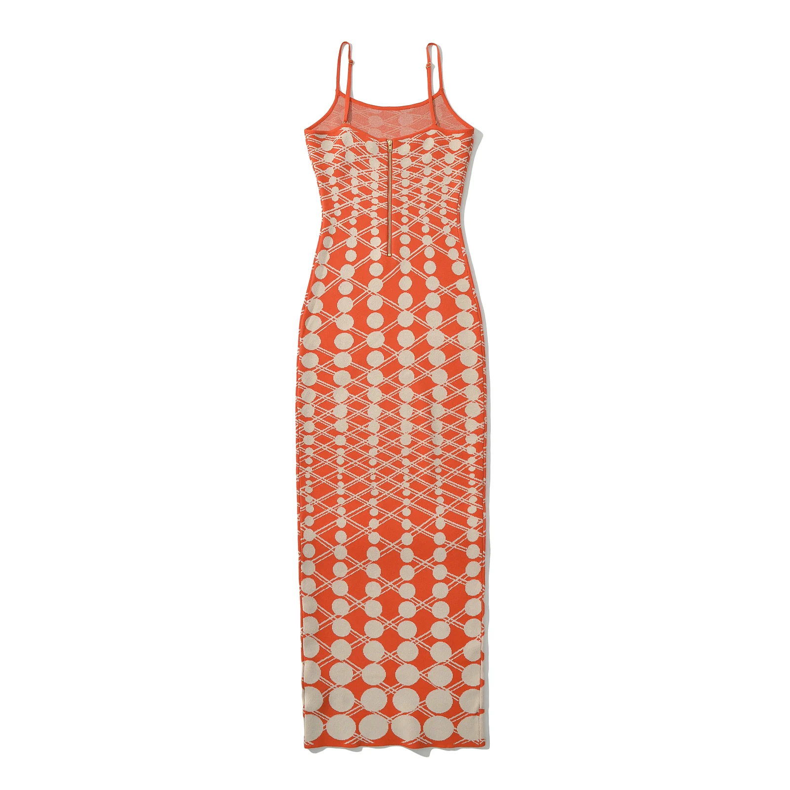 3 Colorway Spaghetti Strap Multi Color Pattern Hot Sale Casual Fashion Long slip Dress for Women