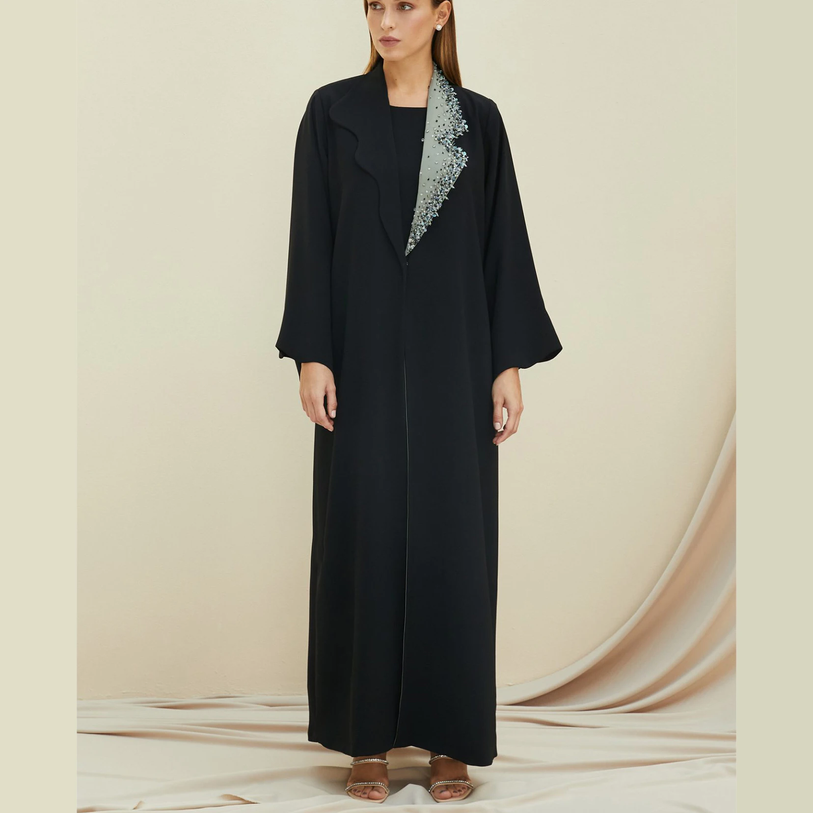 Qatar Abaya Designs Inner Slip Dress Eid Modest Khimar Hijab Abaya