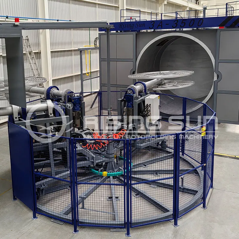 Plastic Cooler Making Machine Shuttle Rotomolding Machine 3A-3500