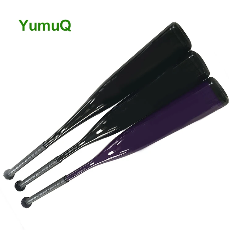 YumuQ Factory Custom Logo Professional Portable Decorative Carbon Fiber Solid Baseball or Softball Bat