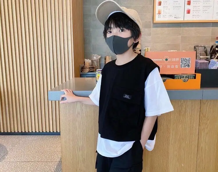 Children's Clothes 2024 Boy Summer Clothes Big Boy Short Sleeve Tshirt