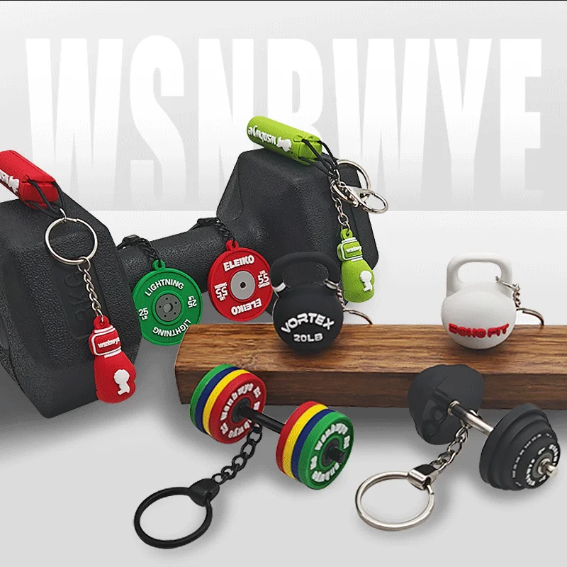 2 Pièces Porte-Clés Fitness Musculation Homme Fort - Cadeaux Créatifs Pour Amateurs De Sport