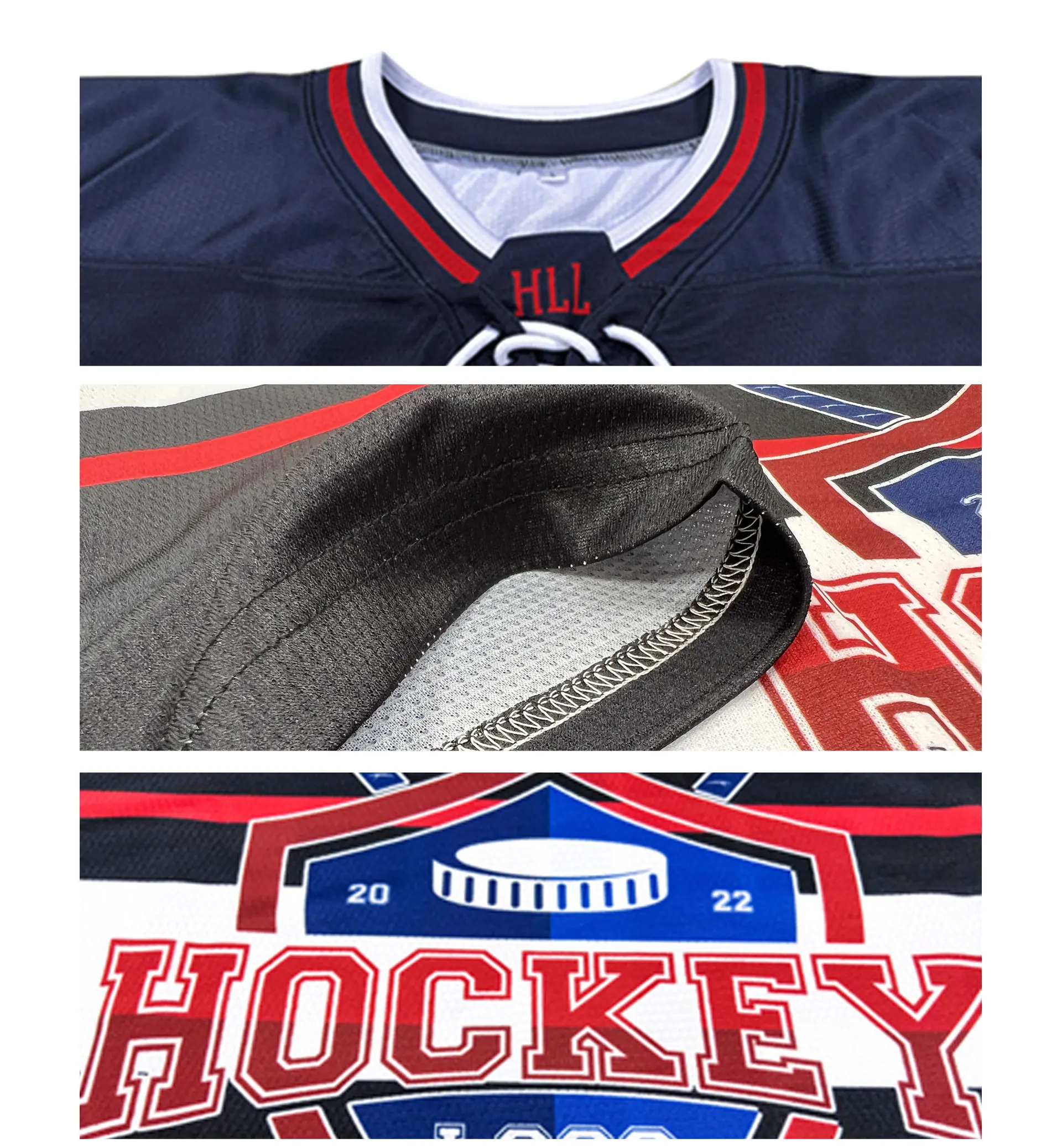 Cheap Black and Orange Custom Design Fully Sublimated Stitched Ice Hockey Jersey