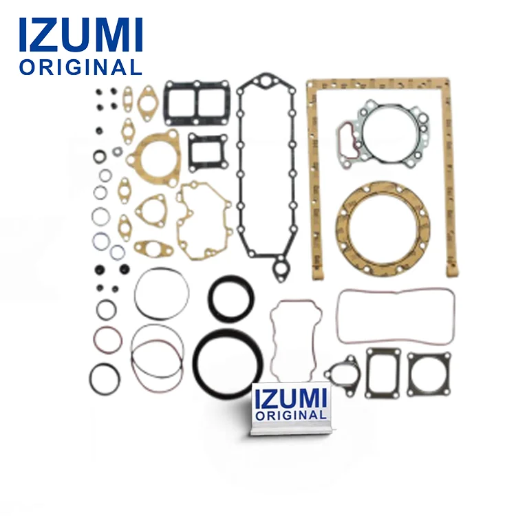 IZUMI ORIGINAL S6D125-1 S6D1251 Overhaul Gasket Kit 6151-K1-2501 6151-K2-3100 Diesel Engine Spare Parts for Komatsu