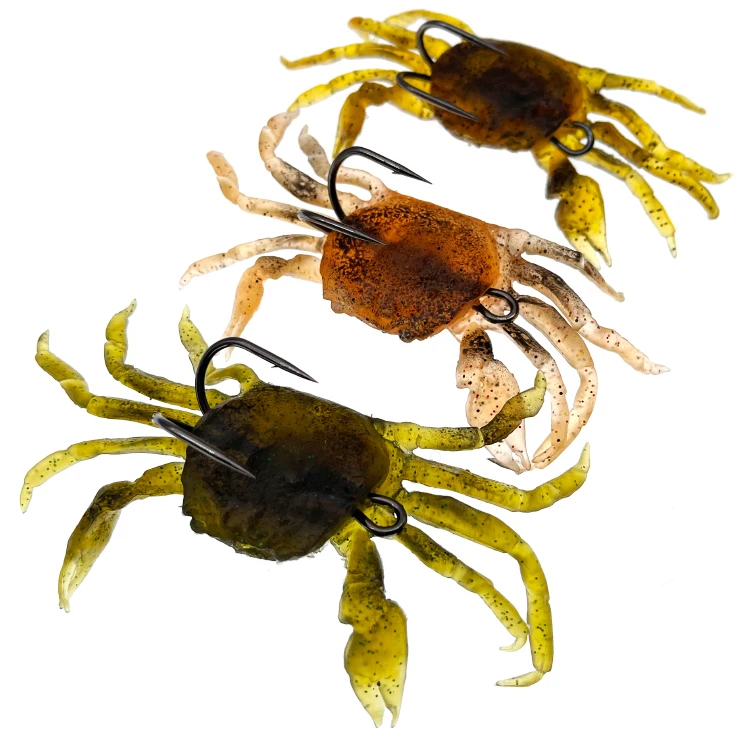 crab lures fishing 6 oz. Red Bait while also reducing the number of undersized crabs and unwanted bycatch entering the trap Nikko Super Little Crab 1"