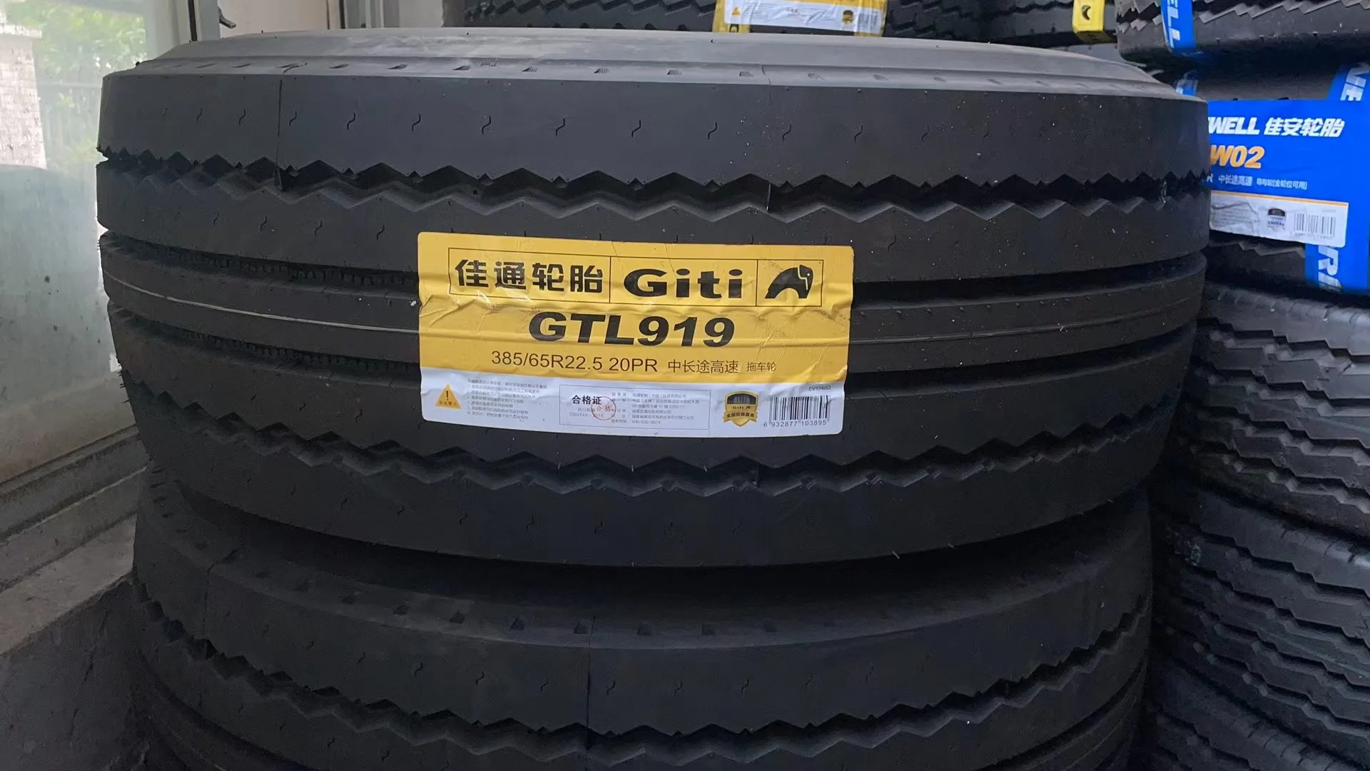 All Steel Tyre Giti 385/65 R22.5 385 65 22.5 20pr 164(158) K(l) Tl ...