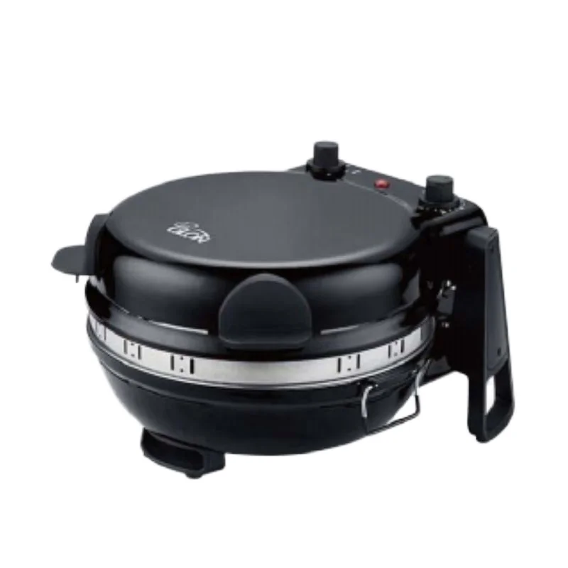 12-Inch Mini Electric Pizza & BBQ Oven Stainless Steel Built-In With Rotating Feature USB Power Source Household Stone