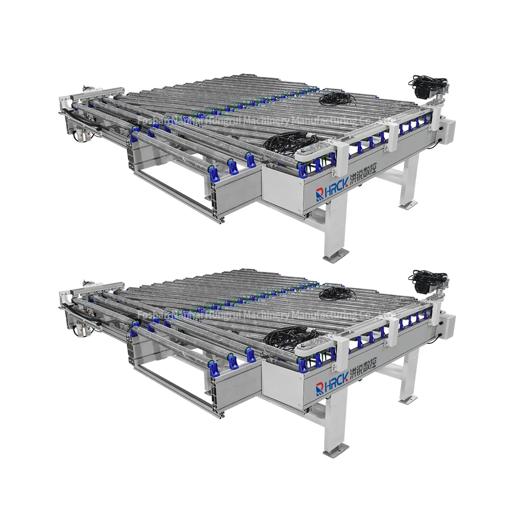 Hongrui Connecting Equipment Of Edge Banding Machine Cylinder Roller Conveyor