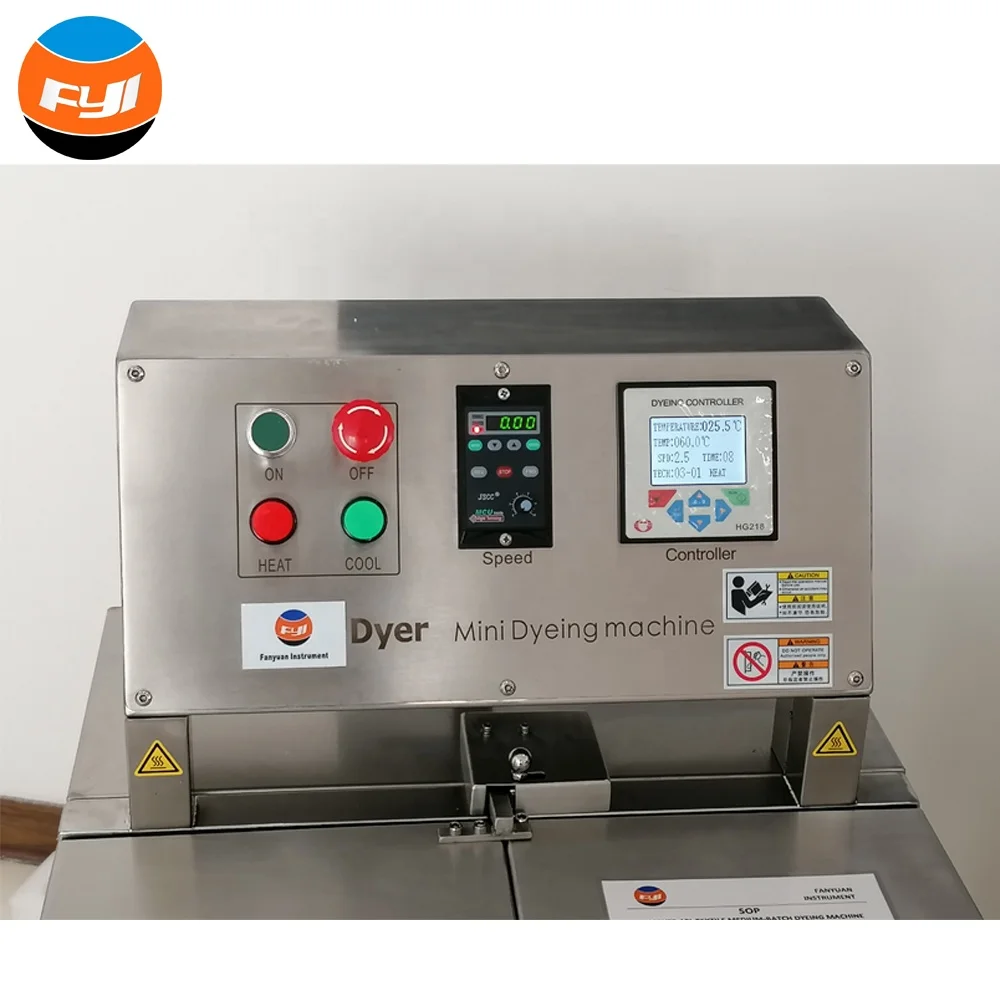 Textile Lab Dyeing Machine Manufacturer With Affordable Price Medium Batch Dyeing Machine ACCDYER-12L