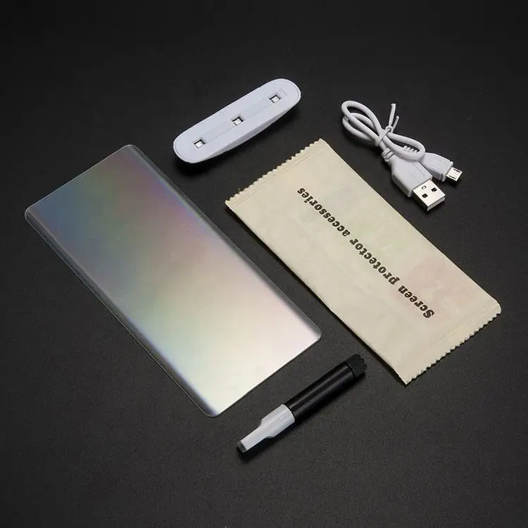 9h 3d Uv Liquid Full Glue Tempered Glass For Samsung S22 S21s20 S10 S9