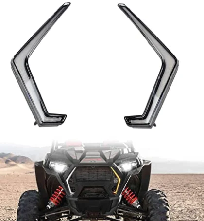 New RGBW Front Signature Accent Daytime Running Car Led Turning Signal Fang Daytime Running Light Kit For Polaris Rzr Xp 1000 11