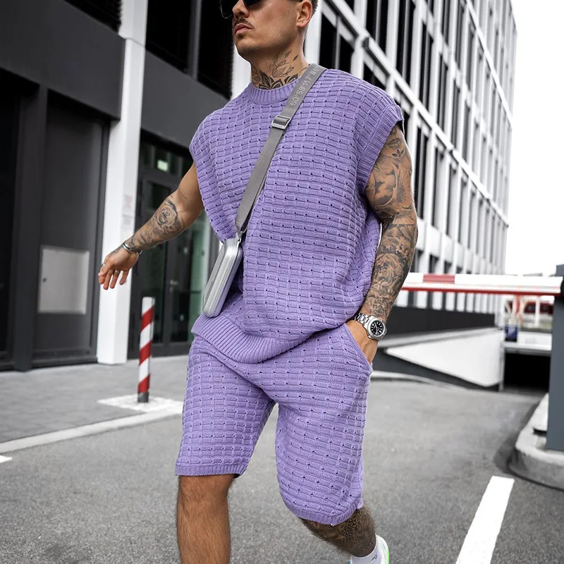 トップス Kamiya mens summer knit トップス Kamiya mens summer knit Summer Knitted Sweater Tank
