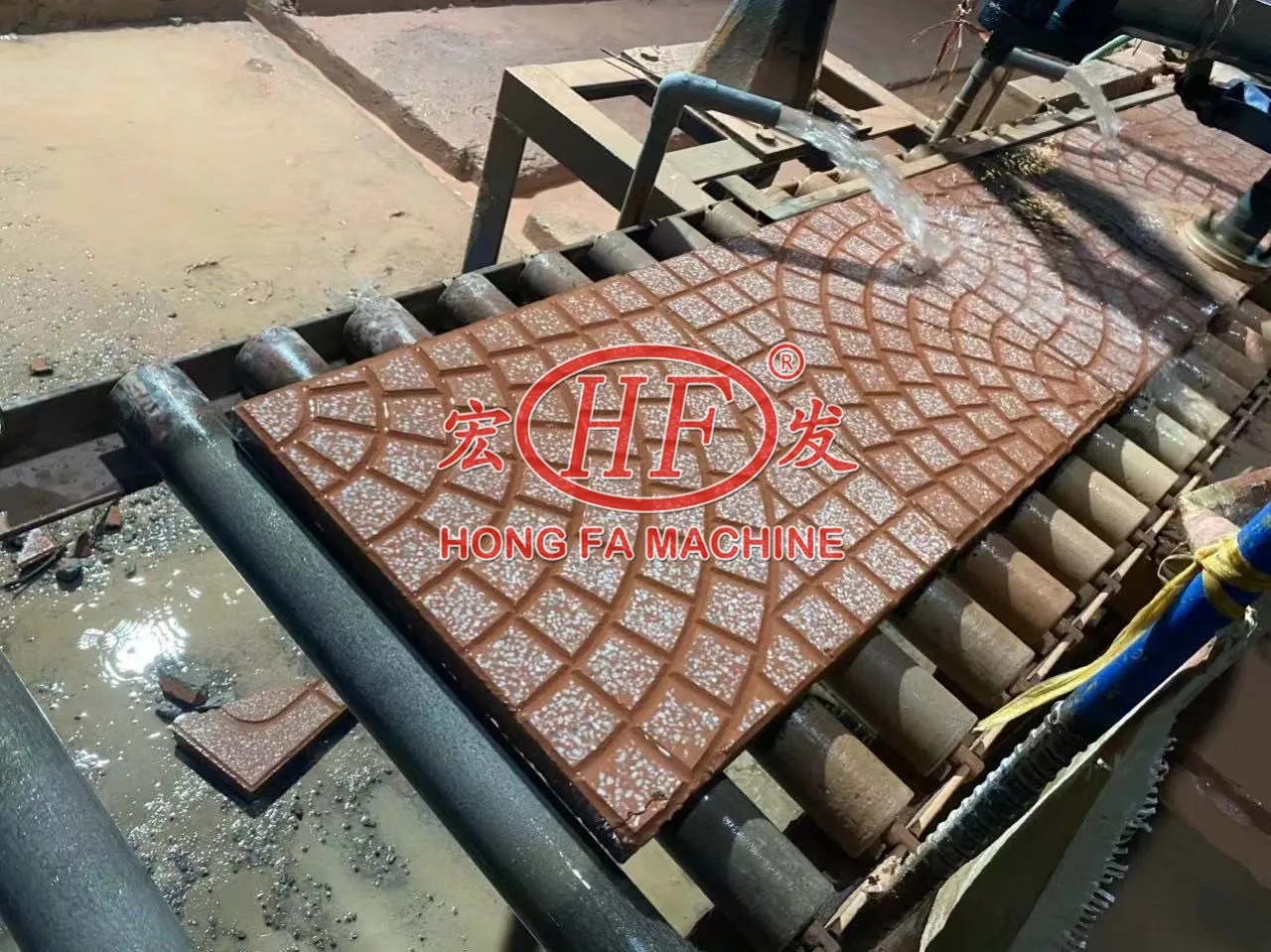 Automatic Floor Tile Making Machine Mosaic Terrazzo Press Floor Tile