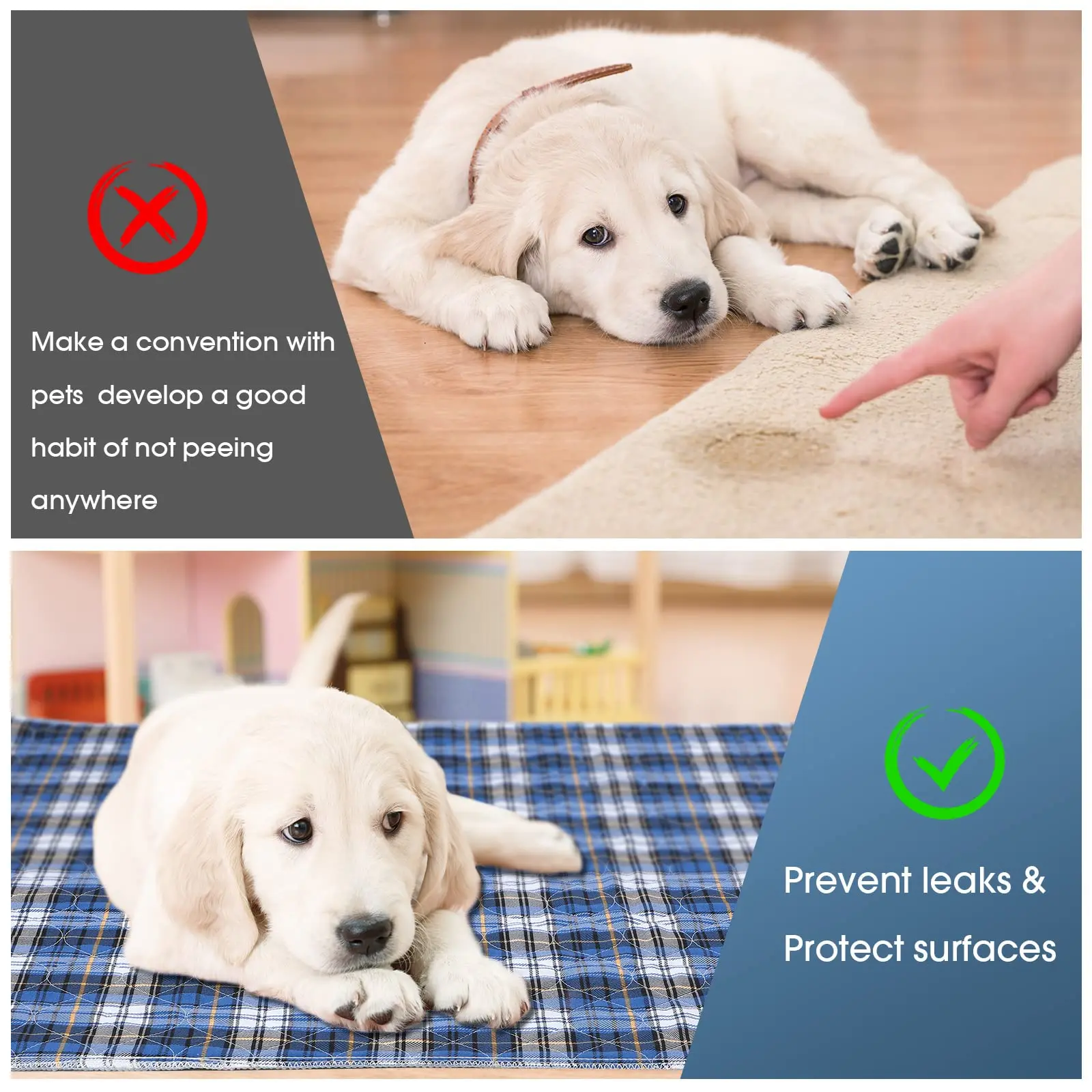 Custom Eco-friendly Dogs Training Pet Pads