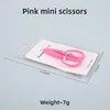 Pink mini scissors