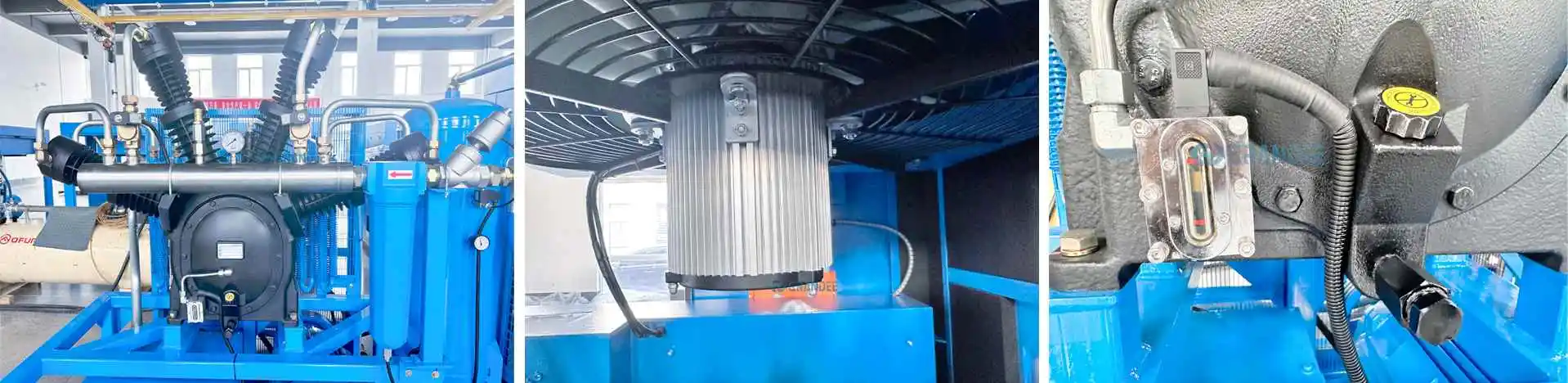 min 30kw air compressor machine with high pressure air cooling type-12