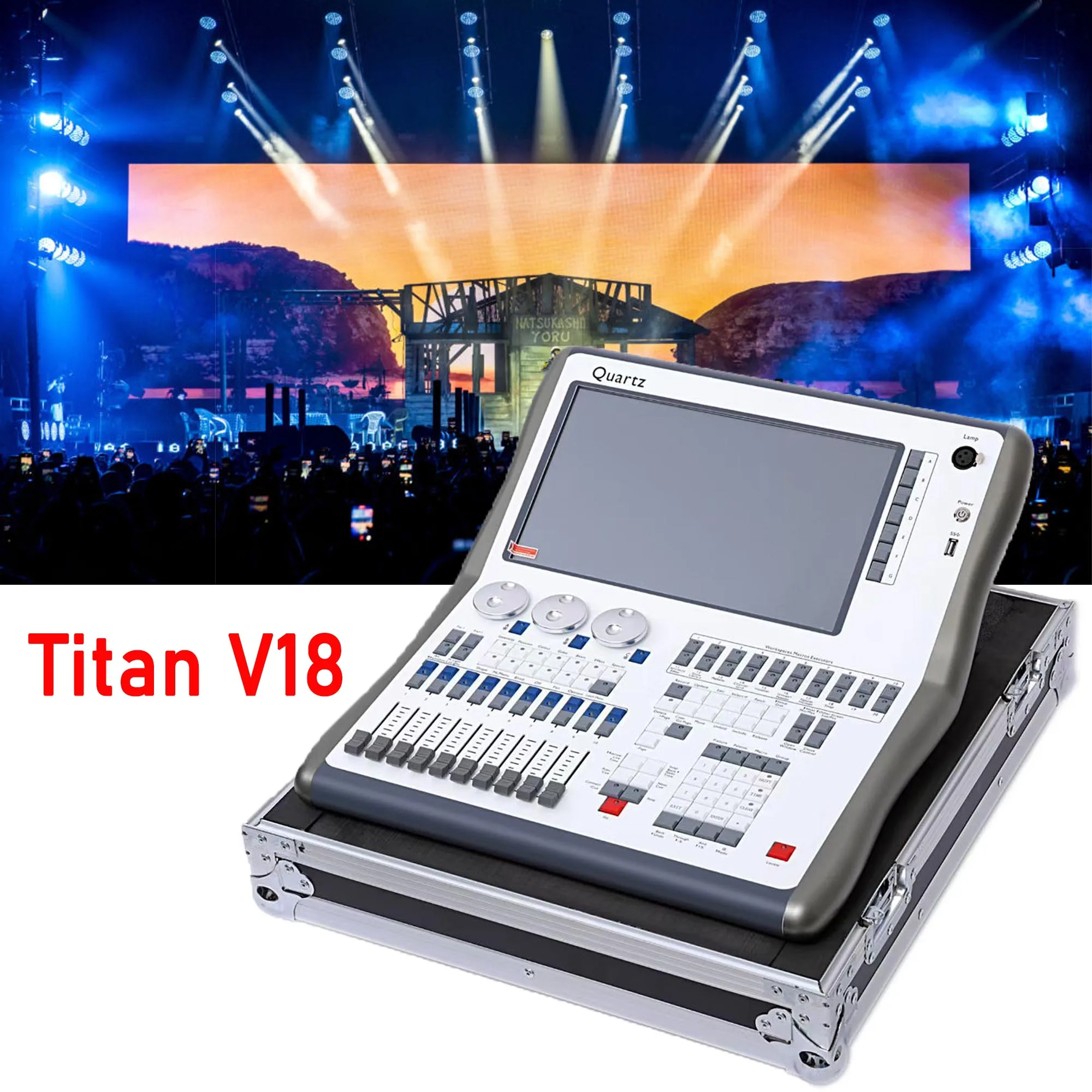 Avolite Quartz Titan V18 V17.1 Tiger Touch I7 DMX Controller 4