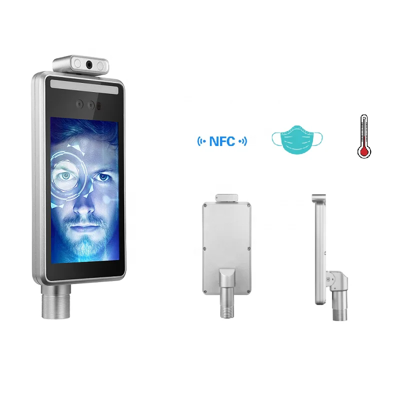 Ai Face Recognition Door Access System Smart Security Temperature Thermal Face Recognition Camera
